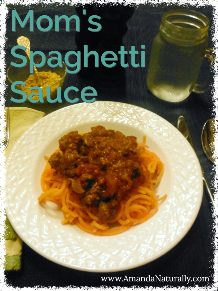 Mom's Homemade Spaghetti and Meat Sauce Recipe