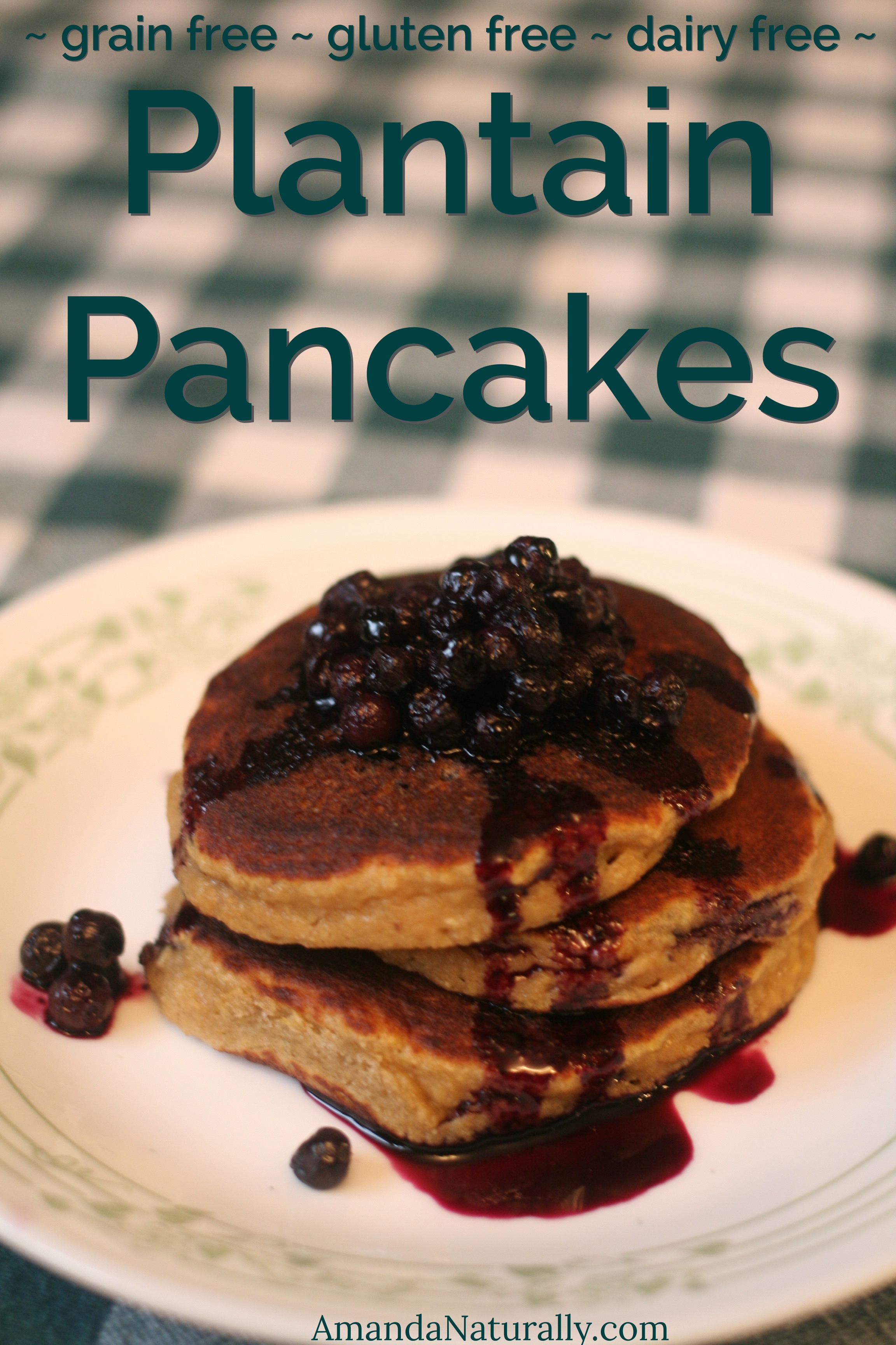 Plantain pancakes on sale